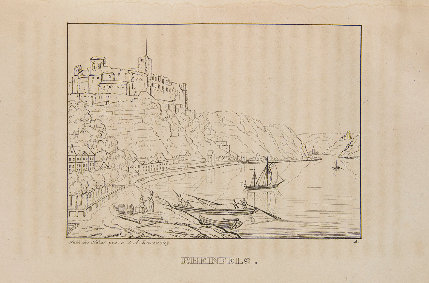 This was the second edition of the "Rheinreise" first written by Prof. J.A.Klein in 1828. Professor Klein had died in 1831.