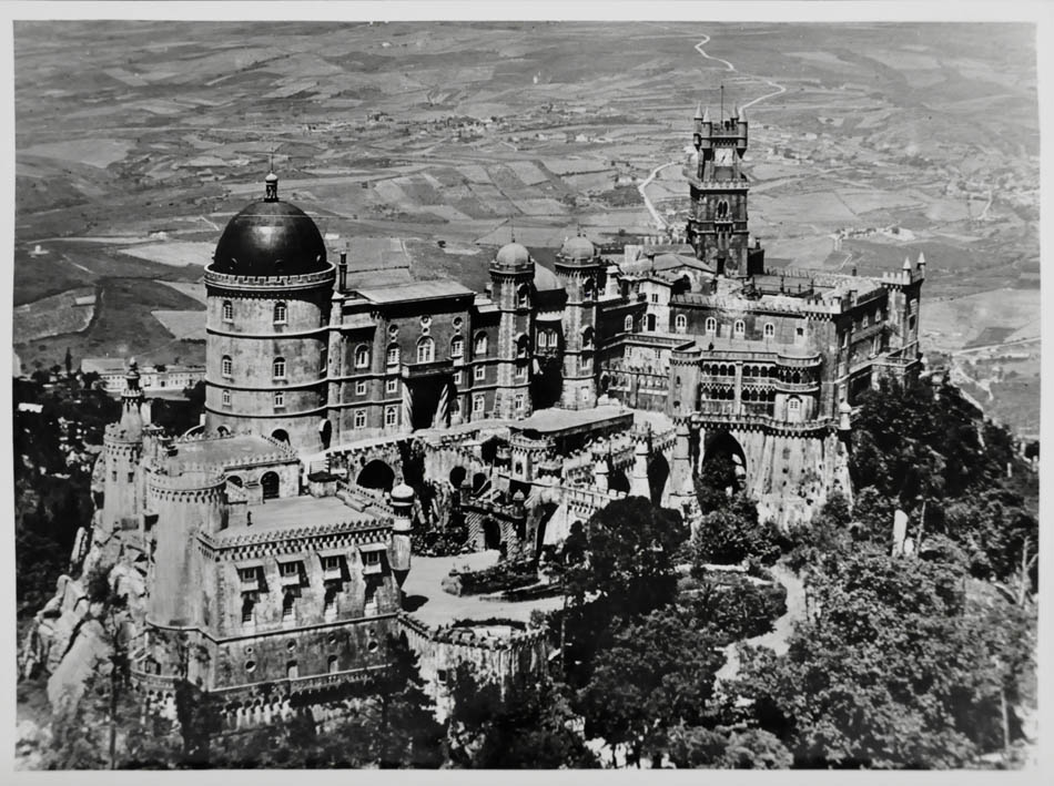 The Pena National Palace at Sintra, Portugal.