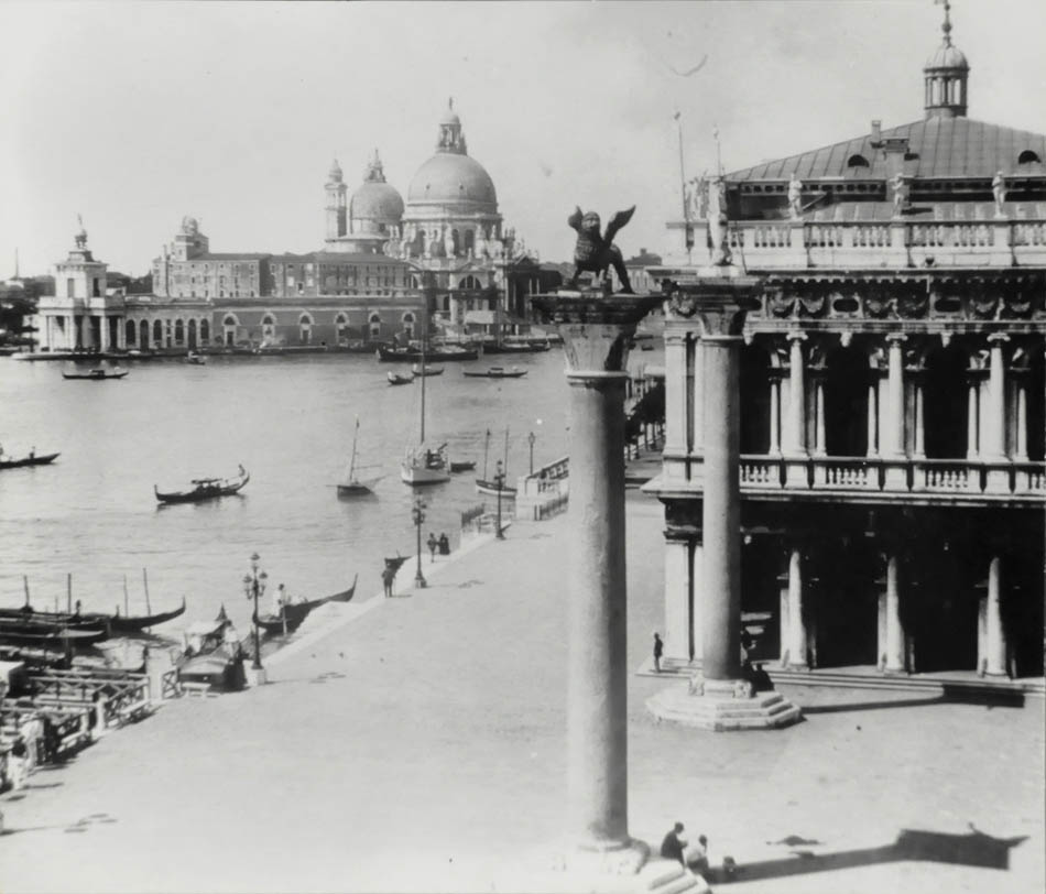 Venice. St. Martin's Piazetta with Maria della Salute.