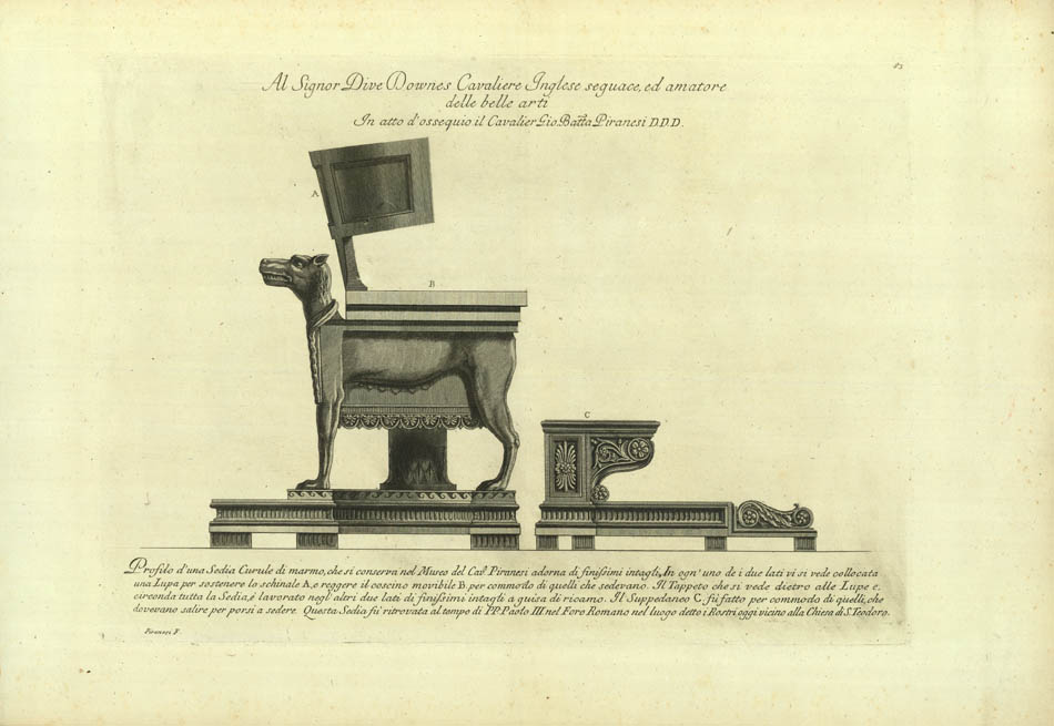 Vasi, Candelabri, Cippi, Sarcofagi, Tripodi, Lucerne, Ed Ornamenti Antichi Disegn.