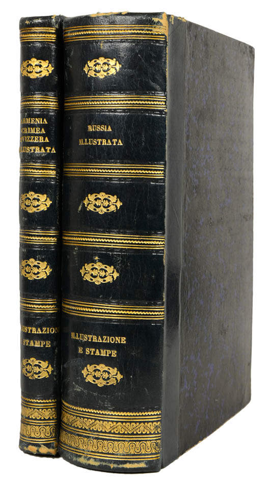 95 plates on russia including 10 hand-coloured, with the appendix volume on armenia, crimea and the caucasus