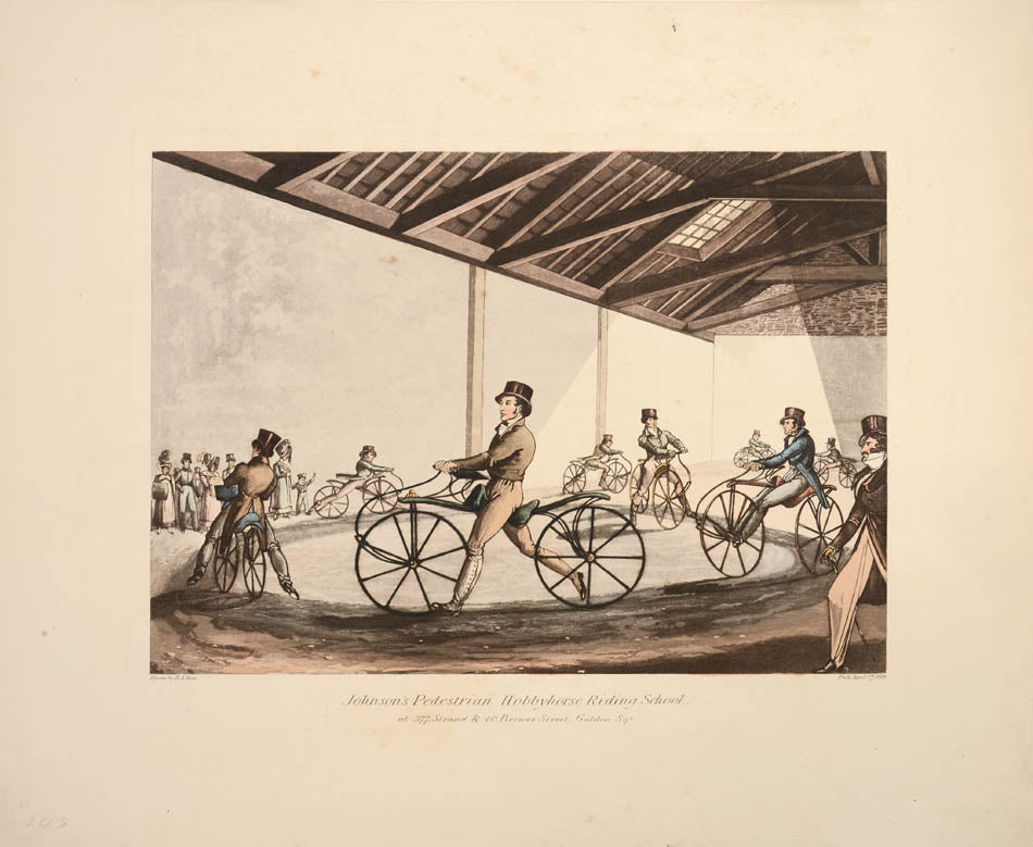 Johnson's Pedestrian Hobbyhorse Riding School.