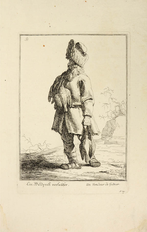 extremely rare work on russian costumes and the cries of st petersburg, masterly drawn by a contemporary of le prince