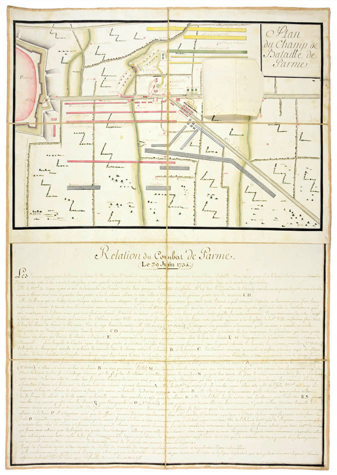 Plan du Champ de Bataille de Parme.