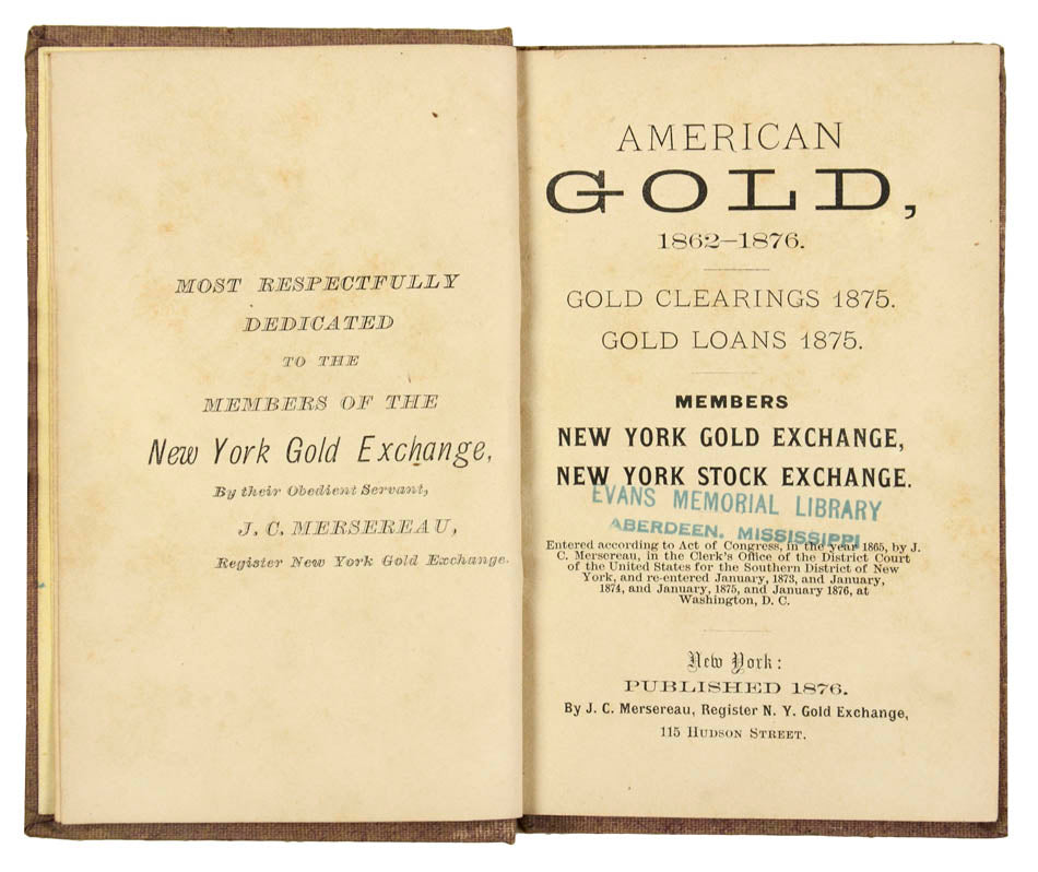 The first section features daily high-low price quotation tables followed by book's rear numbered pages which provides a