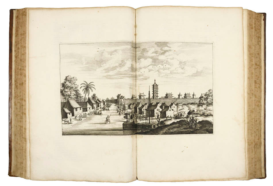 it was determined to despatch ambassadors from Batavia to the Court of Peking to solicit liberty to trade. This is the embassy written up by Nieuhoff,