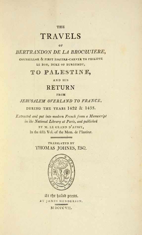 An account of relations between the Turks, Greeks, and Latins, written on the instruction of the duc de Bourgogne