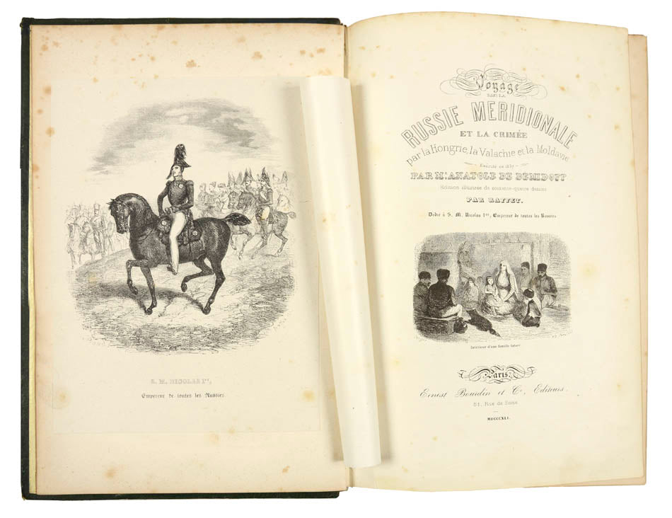 Voyage dans la Russie meridionale et la Crimee, par la Hongrie, la Valachie et la Moldavie.