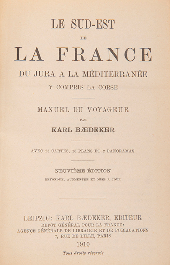Covers the Cevennes, Provence and Corsica.