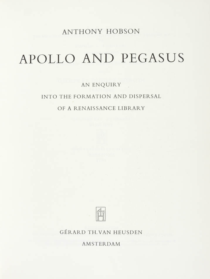 Apollo and Pegasus