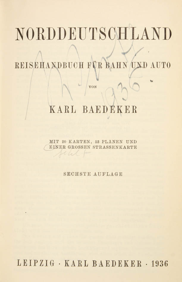 This copy contains the publisher's errata slip confirming the name change of Saarlouis.