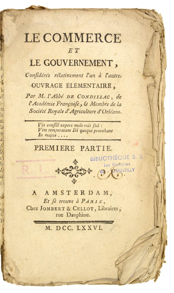 Le Commerce et le Gouvernement.