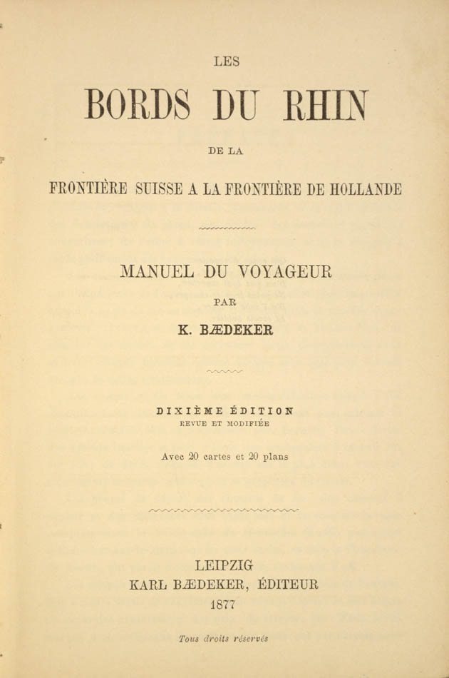 Tenth edition with endpapers dated Juin 1877