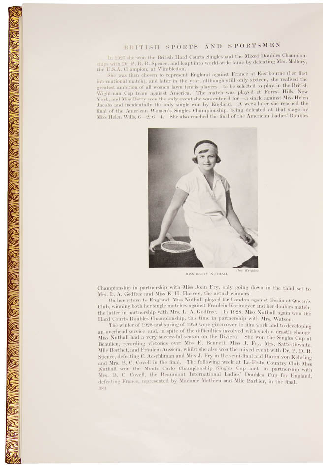 A near fine copy of this limited edition from the British Sports and Sportsmen series; photogravure plates, publisher's chamfered red morocco gilt.