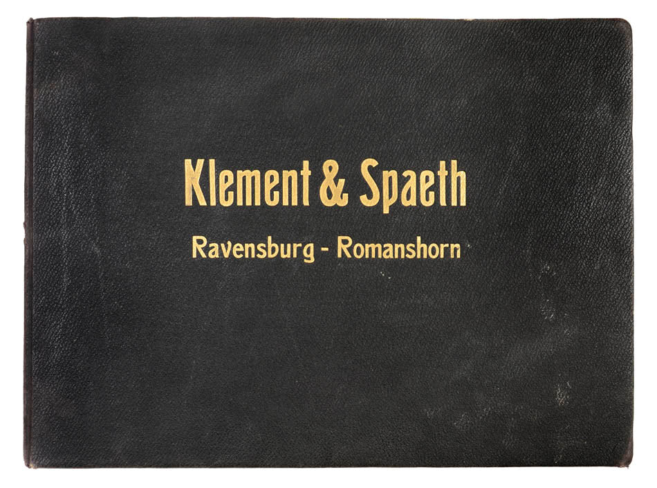 Printed in Ravensburg, contains 67 chromolithographs of pots, tins, bottles etc.
