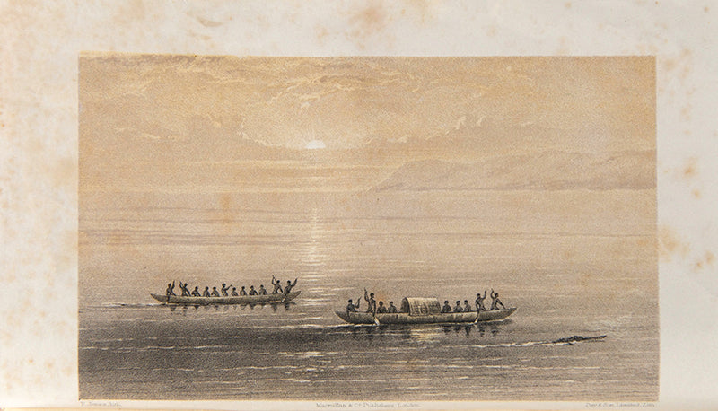 First edition of Samuel Baker's The Albert N'Yanza, in which Samuel Baker discovered the third great Nile lake, the Albert N'Yanza, but only after most of his men had deserted him.