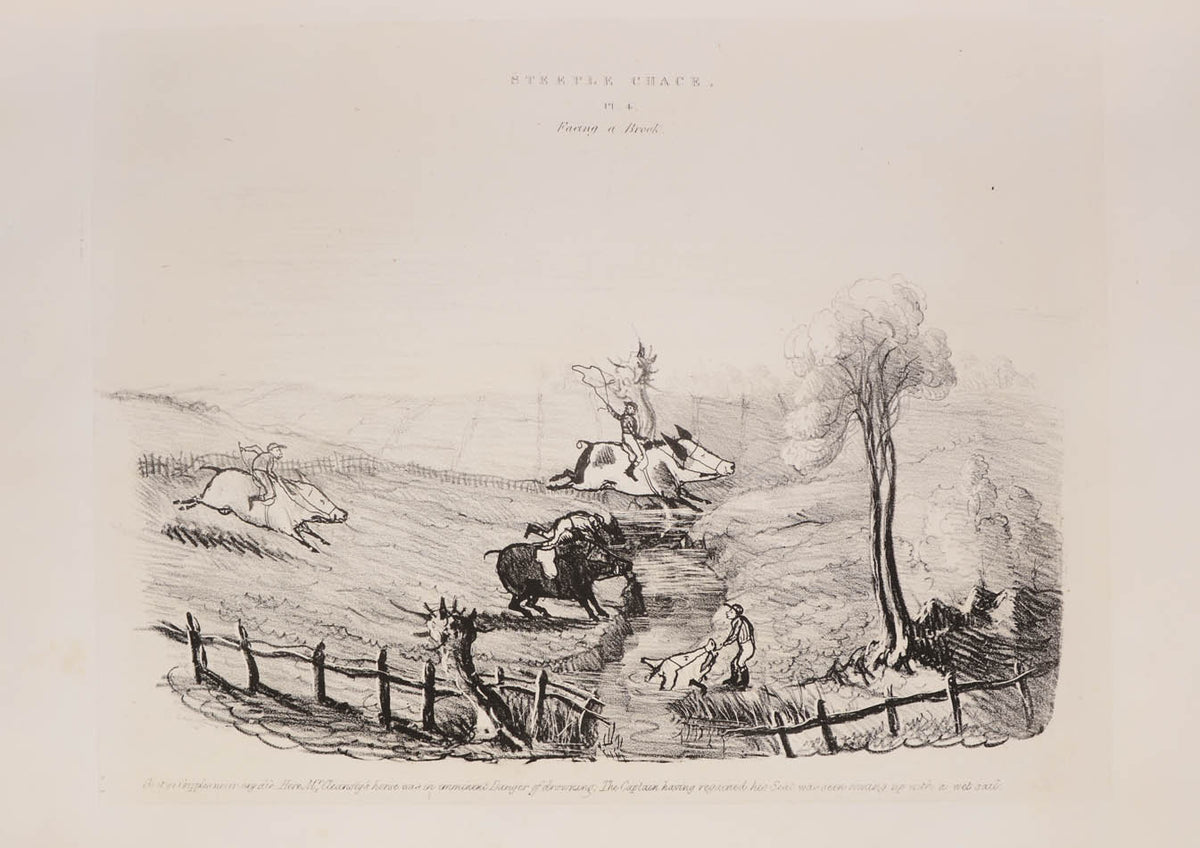 Grand Steeple Chace run at Hog's Norton exemplified in Six Plates.