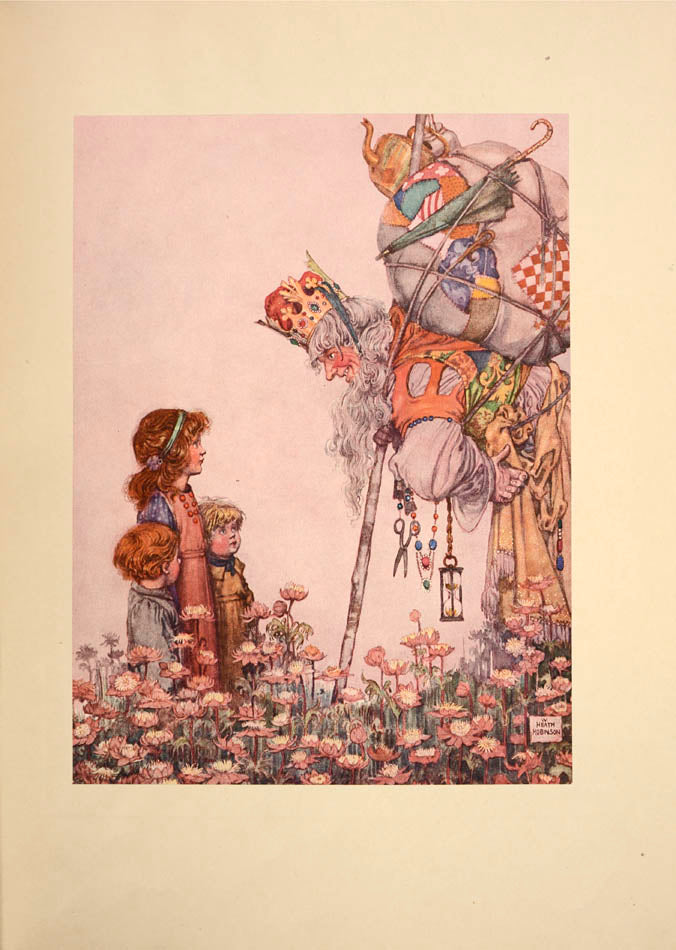 First trade edition of Heath Robinson's stories for children recounting the exploits of the King of Troy & his boot-cleaner Bill with plates by the author.