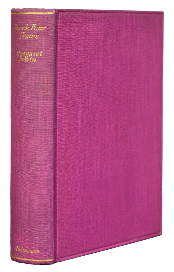 'Knock Four Times is a story of present-day London, the London of little flats and haphazard hospitality, the London of the young and poor and friendly.'