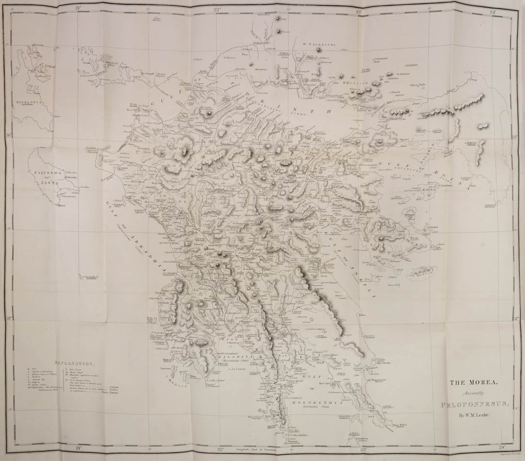 A fascinating work, full of interesting detail, with particular attention paid to Mycenae and Tiryns, accompanied by a large folding map