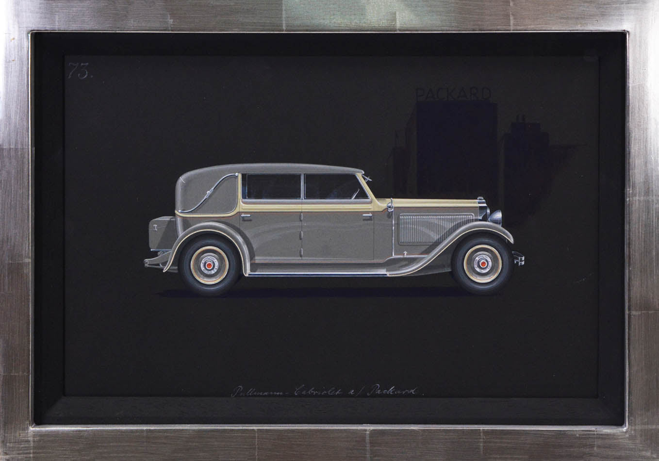 Pullman Cabriolet coachwork design by Alexis Kellner AG for the Packard Custom Eight.