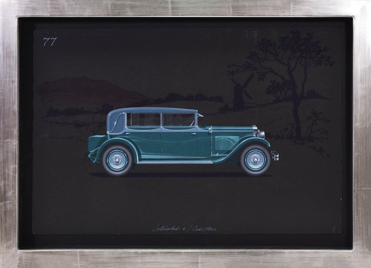 Cabriolet coachwork design by Alexis Kellner AG for the Cadillac 341-A.