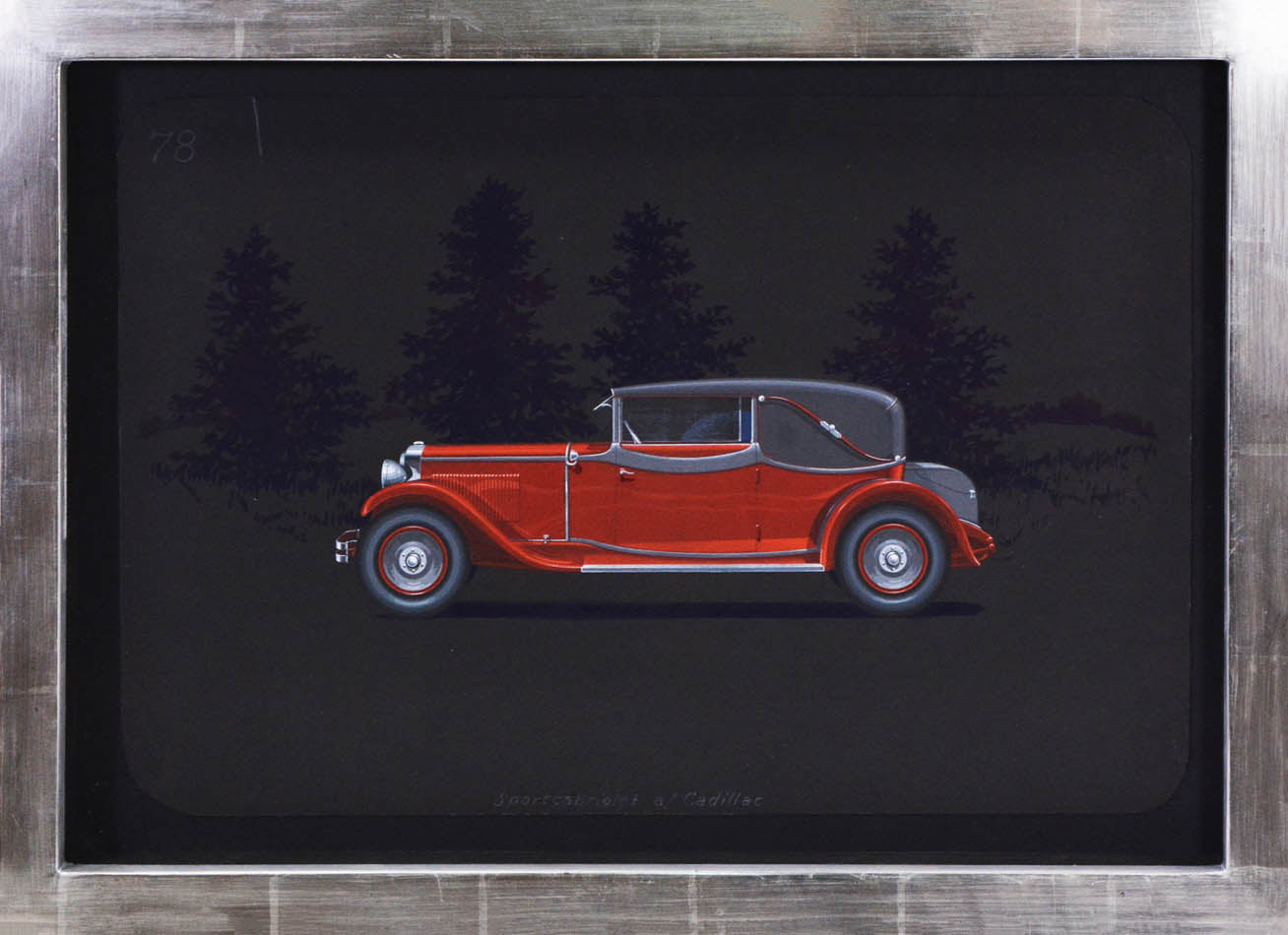 Sportcabriolet coachwork design by Alexis Kellner AG for the Cadillac 341-A.