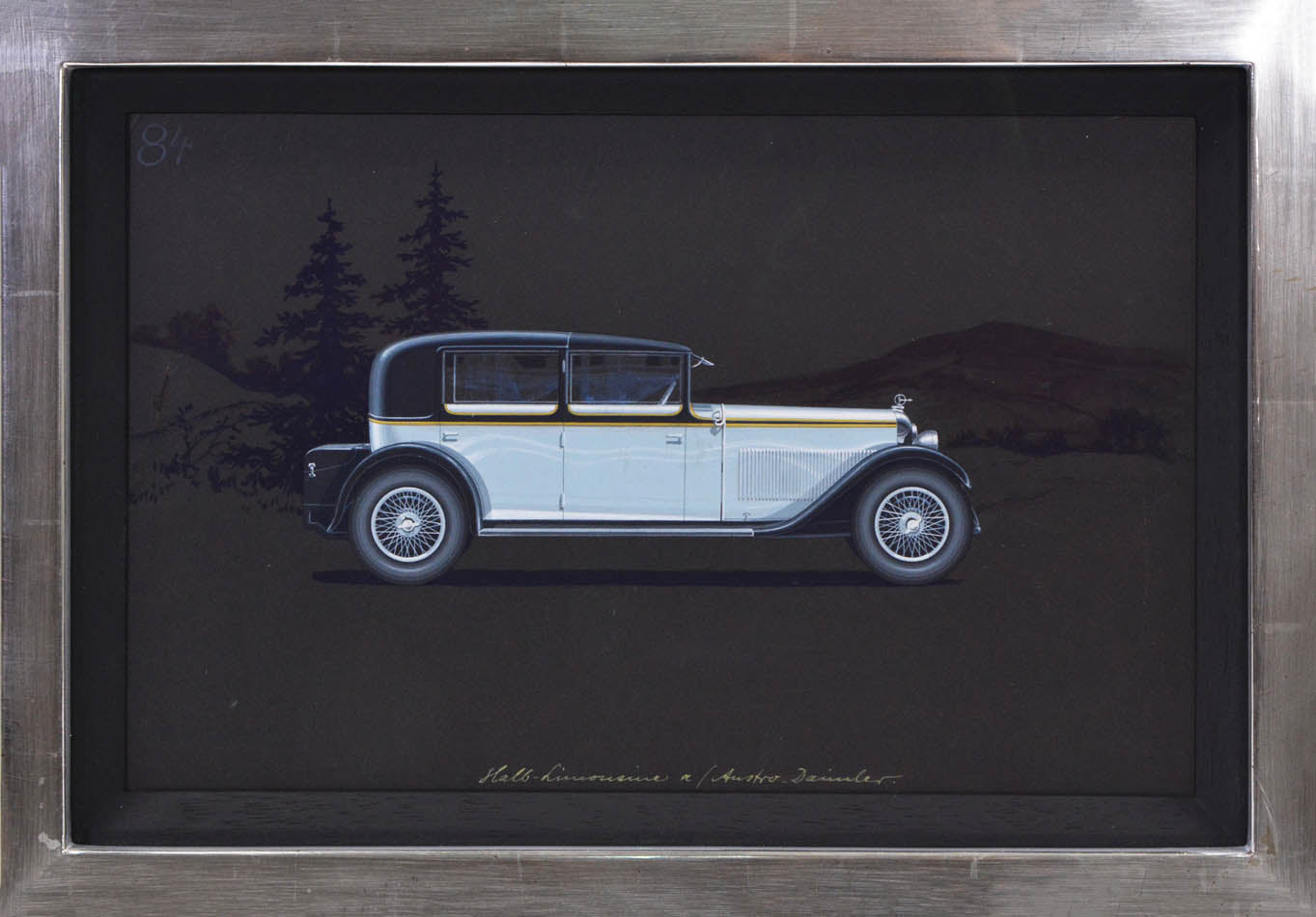 Half-Limousine coachwork design by Alexis Kellner AG for an Austro-Daimler.