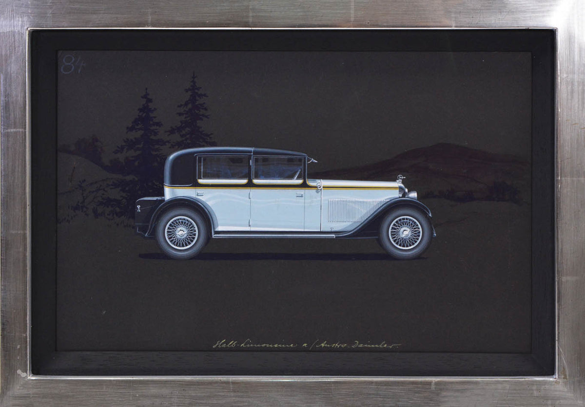 Half-Limousine coachwork design by Alexis Kellner AG for an Austro-Daimler.
