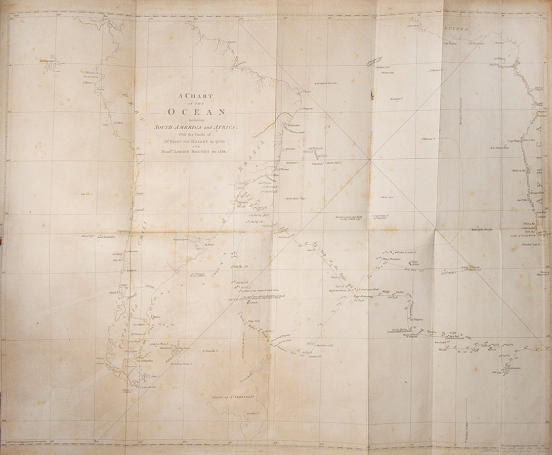 First and only edition, including in the preface Dalrymple's appeal to lead a voyage of discovery to the South Atlantic.