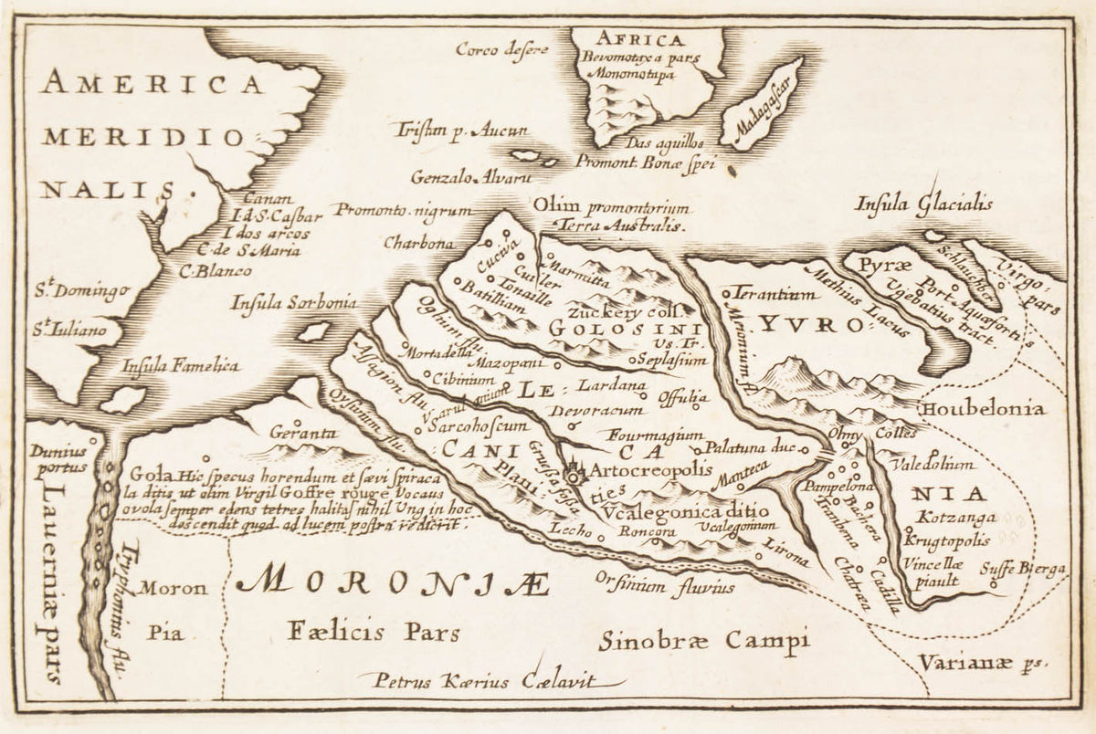 Hall's work is the earliest utopia set in Terra Australis and provided Swift for many ideas for 'Gullivery's Travels'.