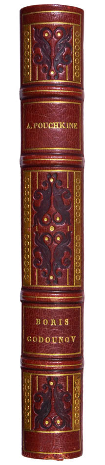 Finely bound illustrated edition of Pushkin's Boris Godunov.