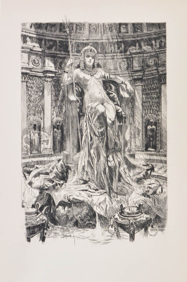 With an original drawing by Blobel-Riche and manuscript essay from Pierre Benoit.