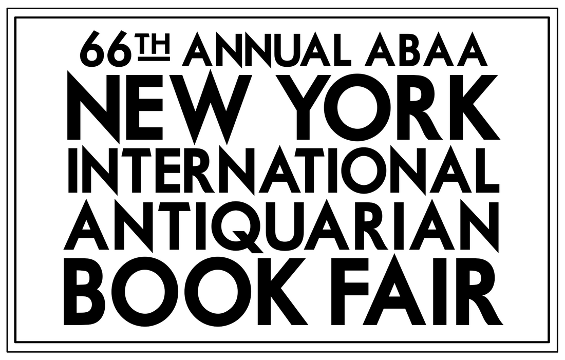 New York International Antiquarian Book Fair 2026