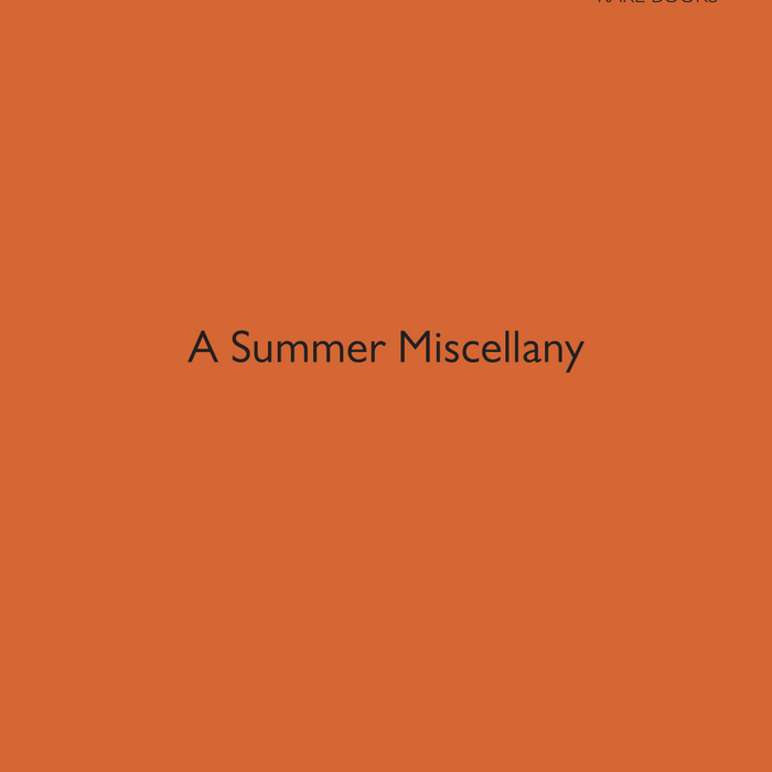 New Catalogue: A Summer Miscellany