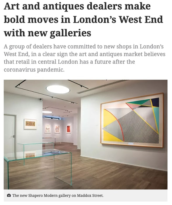 Antiques Trade Gazette - Art and antiques dealers make bold moves in London’s West End with new galleries Shapero Rare Books
