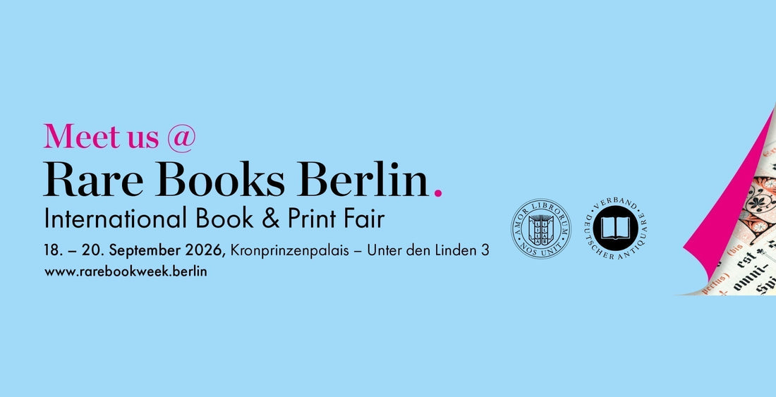 Rare Books Berlin Poster 