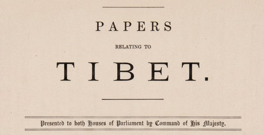 Title page from 'Papers relating to Tibet'