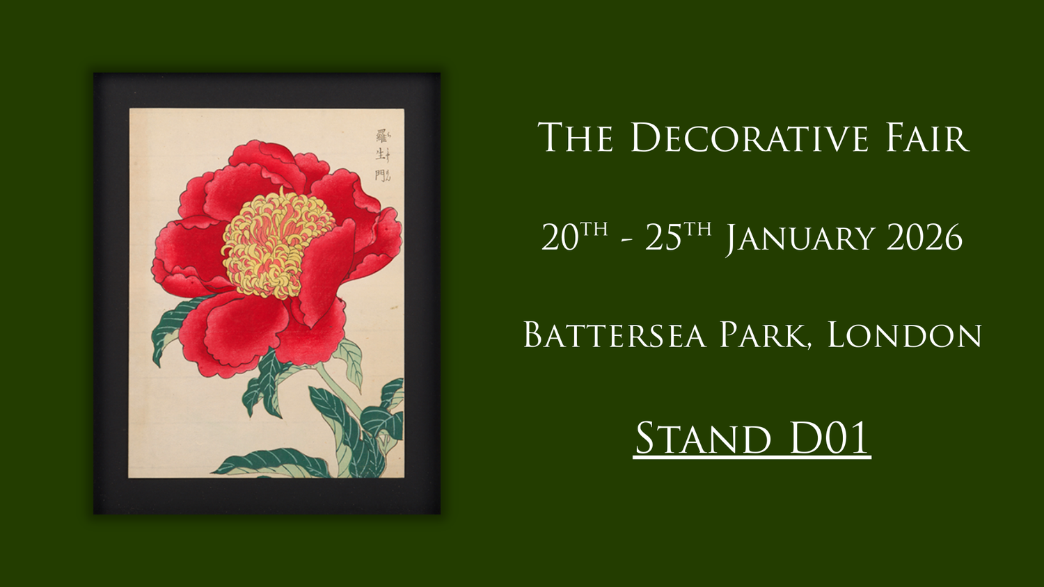 The Winter Decorative Fair: January 2026