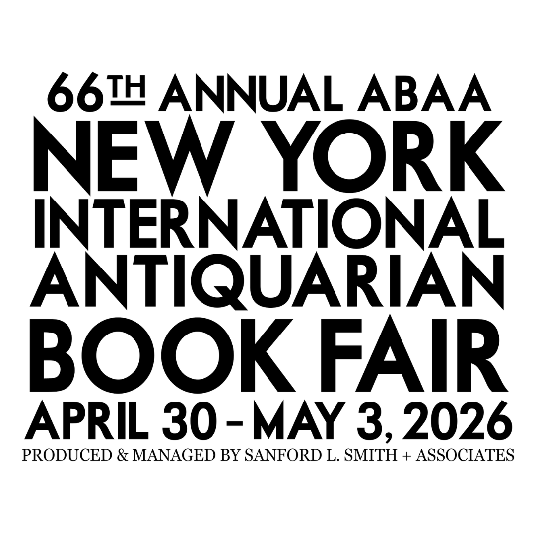 New York International Antiquarian Book Fair 2026