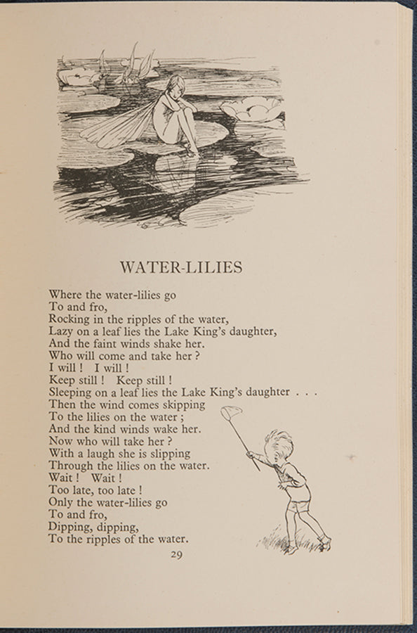 A charming collection of rhymes and verses, some of which, such as 'Us Two' and 'The Friend' feature Winnie-The-Pooh, all by A A Milne and illustrated by E H Shepard