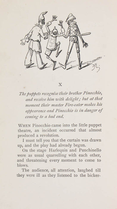 The Story of a Puppet or The Adventures of Pinocchio.