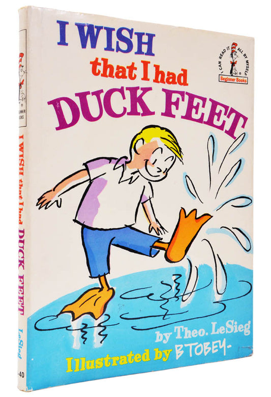 A cautionary tale on the merits of being oneself rather than always wishing to be something else or more, from the Beginner Books series by Dr Seuss.