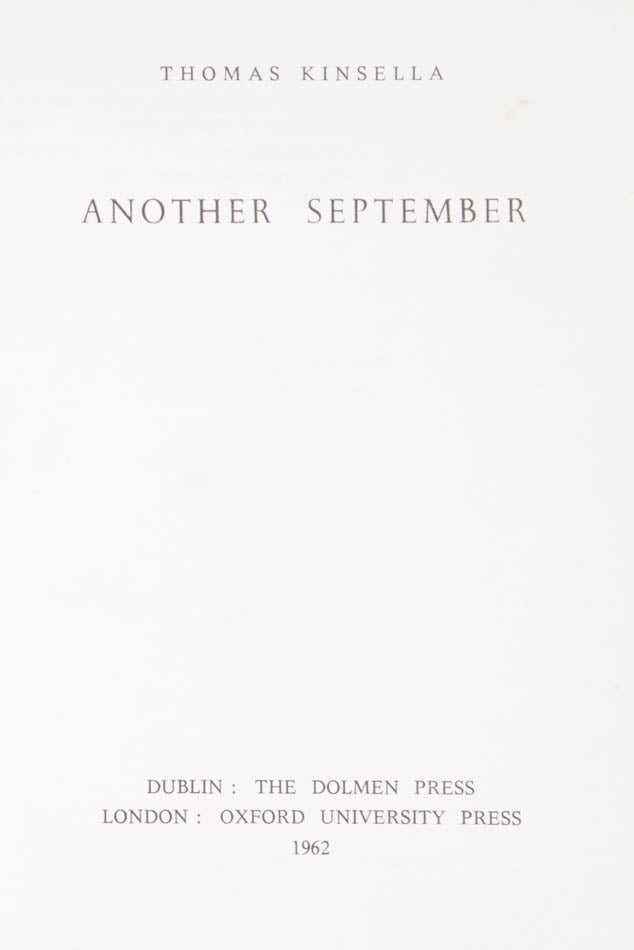 A good copy with signed invitation to drinks from the author. 