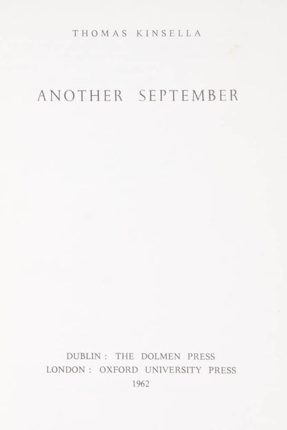 A good copy with signed invitation to drinks from the author. 