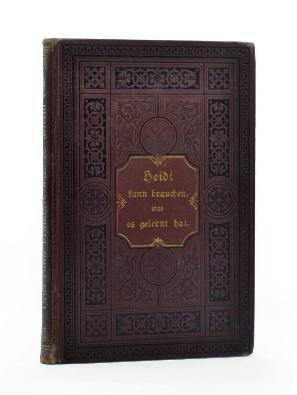 Scarce first edition of the continuation to Spyri's classic Heidi (1880). Both are rare to find in the original cloth, especially in such good condition