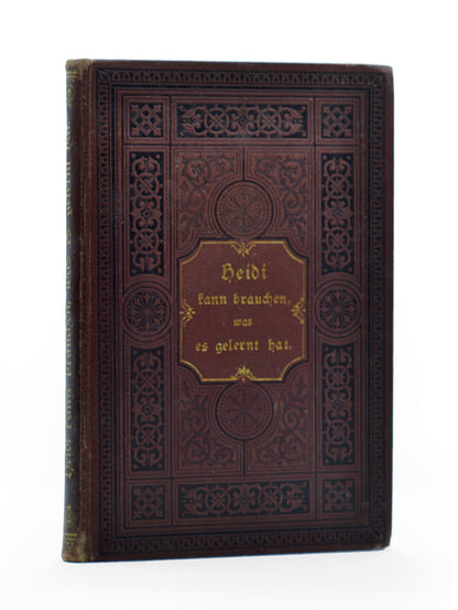 Scarce first edition of the continuation to Spyri's classic Heidi (1880). Both are rare to find in the original cloth, especially in such good condition