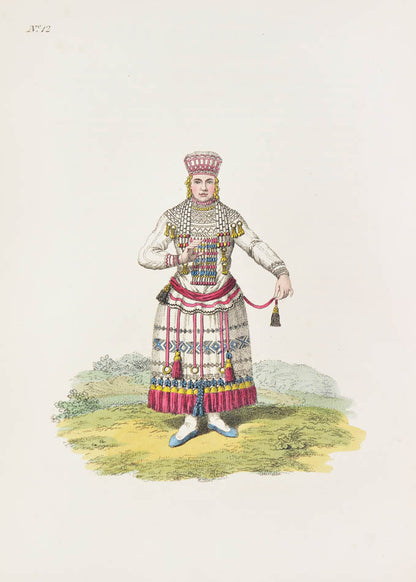 A wonderful costume book of the Russian Empire