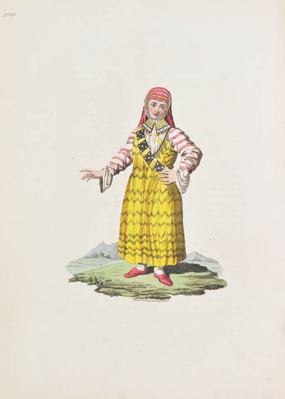 A wonderful costume book of the Russian Empire
