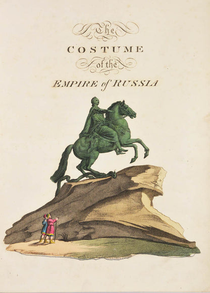 A wonderful costume book of the Russian Empire